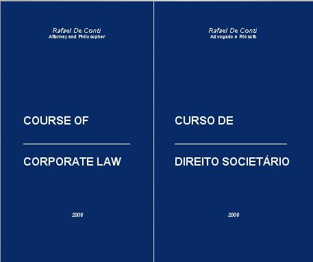 curso de direito societário course of corporate law